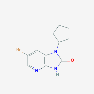 6-Bromo-1-cyclopentyl-1H,2H,3H-imidazo[4,5-b]pyridin-2-one 97%ͼƬ