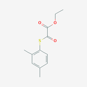 Ethyl 2-(2,4-dimethylphenyl)sulfanyl-2-oxo-acetateͼƬ