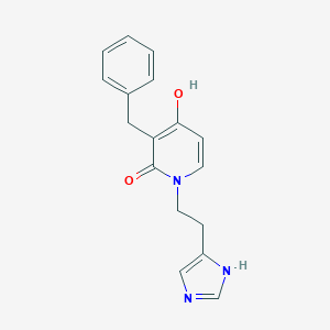 3-Benzyl-4-hydroxy-1-[2-(1H-imidazol-5-yl)ethyl]-2(1H)-pyridinoneͼƬ