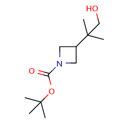 tert-butyl3-(1-hydroxy-2-methylpropan-2-yl)azetidine-1-carboxylateͼƬ