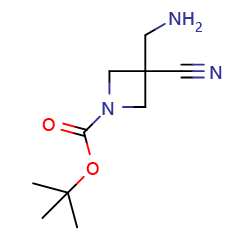 tert-butyl3-(aminomethyl)-3-cyanoazetidine-1-carboxylateͼƬ