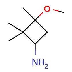 3-methoxy-2,2,3-trimethylcyclobutan-1-amineͼƬ