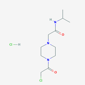 2-[4-(2-chloroacetyl)piperazin-1-yl]-N-(propan-2-yl)acetamidehydrochlorideͼƬ