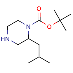 tert-butyl2-(2-methylpropyl)piperazine-1-carboxylateͼƬ