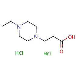 3-(4-ethylpiperazin-1-yl)propanoicaciddihydrochloride图片