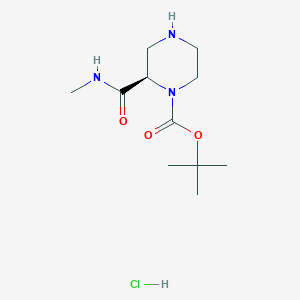 tert-butyl(2R)-2-(methylcarbamoyl)piperazine-1-carboxylatehydrochlorideͼƬ