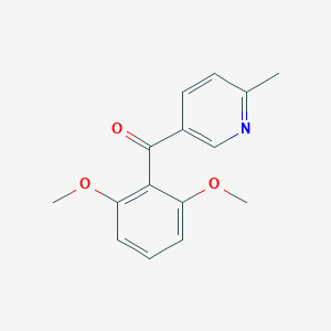 5-(2,6-Dimethoxybenzoyl)-2-methylpyridineͼƬ