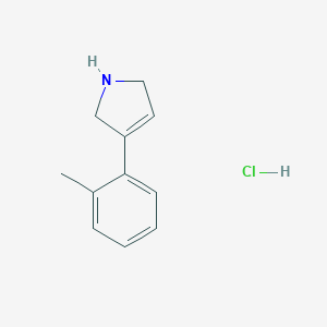 3-(2-methylphenyl)-2,5-dihydro-1H-pyrrole hydrochlorideͼƬ