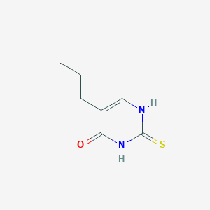 6-Methyl-5-propyl-2-sulfanylidene-1,2,3,4-tetrahydropyrimidin-4-oneͼƬ