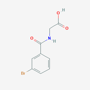 2-[(3-Bromophenyl)formamido]acetic AcidͼƬ