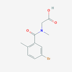 2-[1-(5-bromo-2-methylphenyl)-N-methylformamido]acetic acidͼƬ