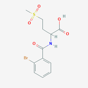 2-[(2-Bromophenyl)formamido]-4-methanesulfonylbutanoic AcidͼƬ