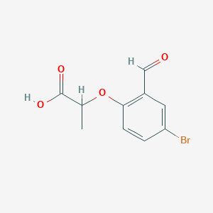 2-(4-Bromo-2-formylphenoxy)propanoic AcidͼƬ