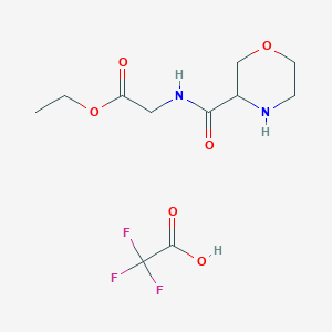 trifluoroacetic acid ethyl 2-(morpholin-3-ylformamido)acetateͼƬ