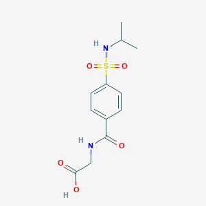 2-({4-[(Propan-2-yl)sulfamoyl]phenyl}formamido)acetic AcidͼƬ