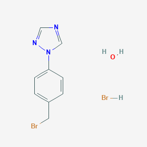 1-[4-(Bromomethyl)phenyl]-1H-1,2,4-triazole Hydrobromide HydrateͼƬ