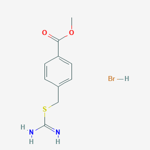 Methyl 4-[(Carbamimidoylsulfanyl)methyl]benzoate Hydrobromide图片