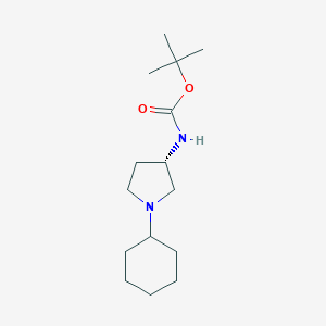 (S)-tert-Butyl 1-cyclohexylpyrrolidin-3-ylcarbamateͼƬ