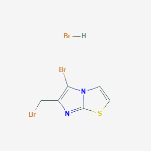 5-bromo-6-(bromomethyl)imidazo[2,1-b][1,3]thiazole hydrobromide图片