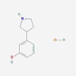 3-(Pyrrolidin-3-yl)phenol Hydrobromide图片