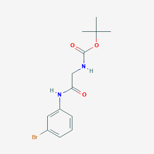 tert-butyl N-{[(3-bromophenyl)carbamoyl]methyl}carbamateͼƬ