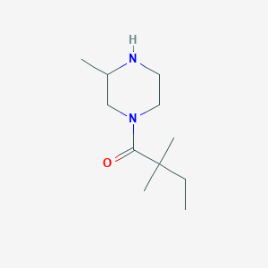 2,2-dimethyl-1-(3-methylpiperazin-1-yl)butan-1-oneͼƬ