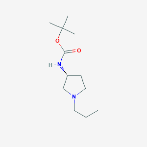 (R)-tert-Butyl 1-isobutylpyrrolidin-3-ylcarbamateͼƬ