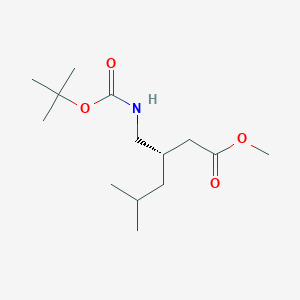 (S)-N-tert-Butoxycarbonyl Pregabalin Methyl Ester图片