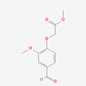 methyl(4-formyl-2-methoxyphenoxy)acetateͼƬ