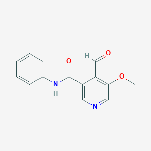 4-Formyl-5-methoxy-N-phenylnicotinamideͼƬ