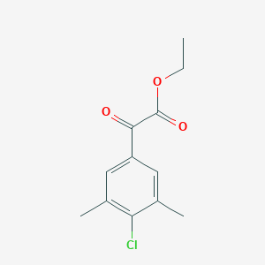 Ethyl 4-chloro-3,5-dimethylbenzoylformate图片