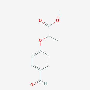 2-(4-甲酰基苯氧基)丙酸甲酯图片