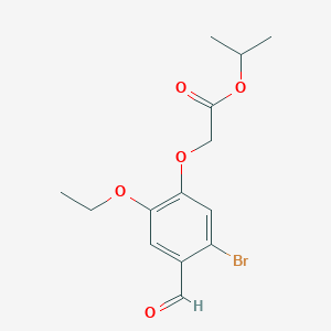 isopropyl(5-bromo-2-ethoxy-4-formylphenoxy)acetate图片