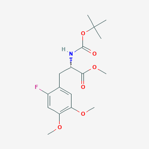 N-tert-Butoxycarbonyl-2-fluoro-5-methoxy-4-O-methyl-L-tyrosine Methyl Ester图片