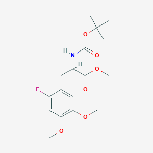 rac N-tert-Butoxycarbonyl-2-fluoro-5-methoxy-4-O-methyl-tyrosine Methyl EsterͼƬ