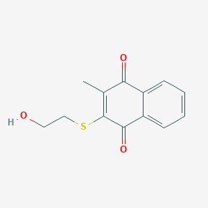 2-[(2-Hydroxyethyl)thio]-3-methyl-1,4-naphthalenedioneͼƬ