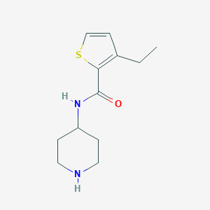 3-ethyl-N-(piperidin-4-yl)thiophene-2-carboxamideͼƬ