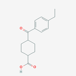 trans-4-(4-ethylbenzoyl)cyclohexane-1-carboxylic acidͼƬ