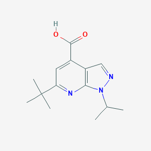 6-(tert-butyl)-1-isopropyl-1H-pyrazolo[3,4-b]pyridine-4-carboxylic acidͼƬ