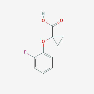 1-(2-Fluorophenoxy)cyclopropanecarboxylic acidͼƬ