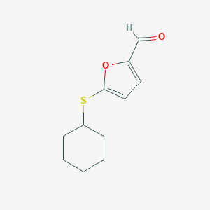 5-(cyclohexylthio)-2-furaldehydeͼƬ