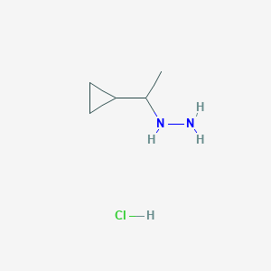 (1-Cyclopropylethyl)hydrazine hydrochlorideͼƬ