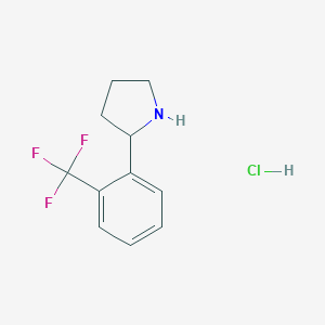 2-[2-(Trifluoromethyl)phenyl]-pyrrolidine HydrochlorideͼƬ