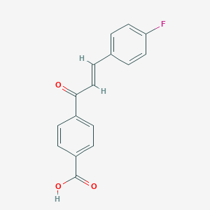 4-[3-(4-Fluoroyphenyl)prop-2-enoyl]benzoic acidͼƬ