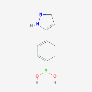 [4-(1H-Pyrazol-5-yl)phenyl]boronic AcidͼƬ