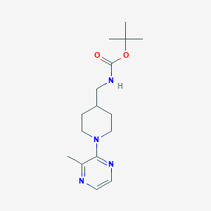 [1-(3-Methyl-pyrazin-2-yl)-piperidin-4-ylmethyl]-carbamic acid tert-butyl ester图片