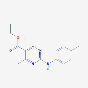 ethyl 4-methyl-2-[(4-methylphenyl)amino]pyrimidine-5-carboxylateͼƬ