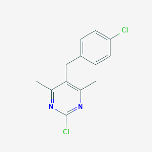 2-chloro-5-[(4-chlorophenyl)methyl]-4,6-dimethylpyrimidineͼƬ