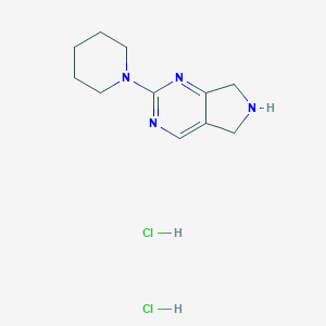 2-(piperidin-1-yl)-6,7-dihydro-5H-pyrrolo[3,4-d]pyrimidine dihydrochlorideͼƬ