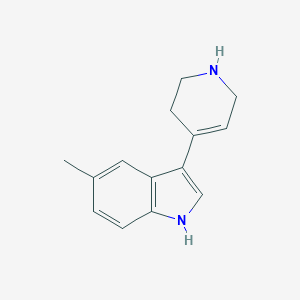 5-methyl-3-(1,2,3,6-tetrahydropyridin-4-yl)-1H-indole图片